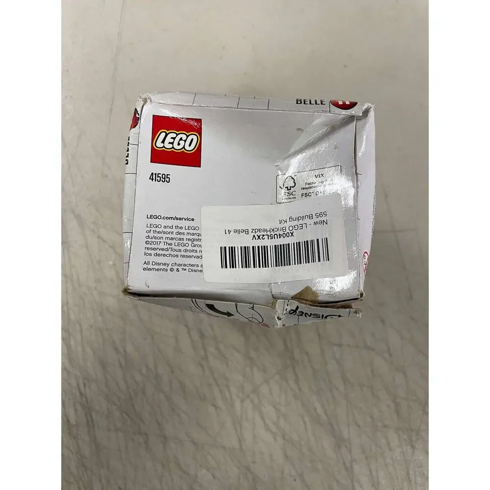 LEGO BrickHeadz Belle 41595 Disney Beauty and the Beast New Damaged Box
